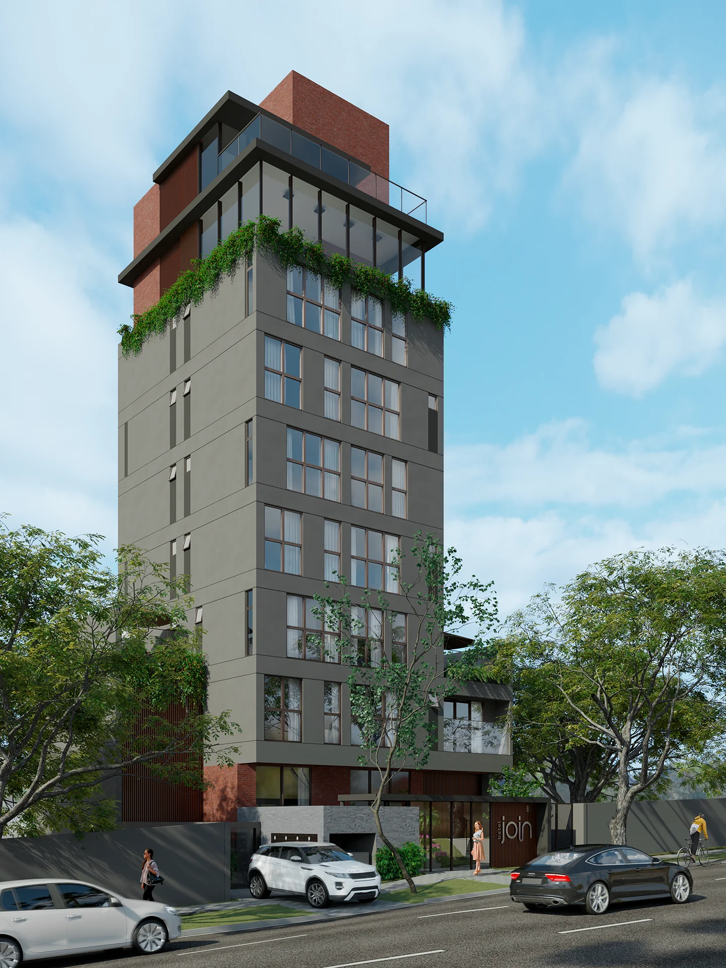 Fachada Join Batel - Vista completa