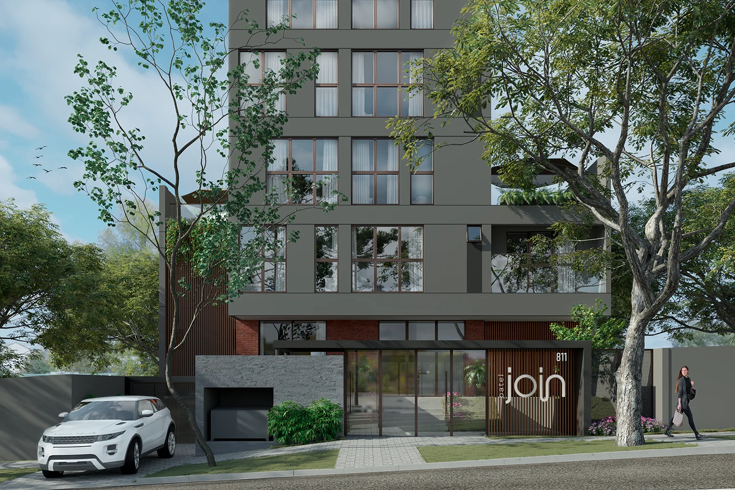 Fachada Join Batel - Perspectiva